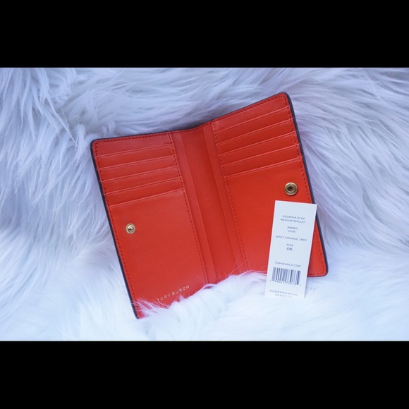 ❌SOLD❌Tory Burch Georgia medium slim wallet - Picture 3 of 8